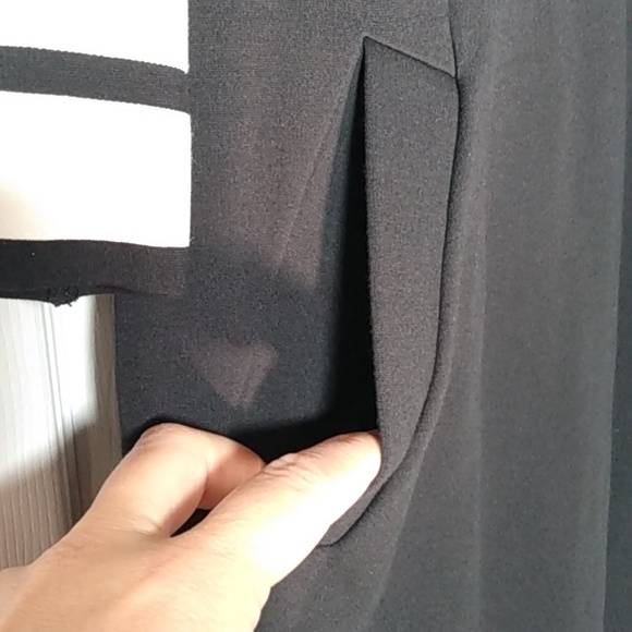 Ponte knit dress LBD Lands End size 4 - Picture 2 of 12